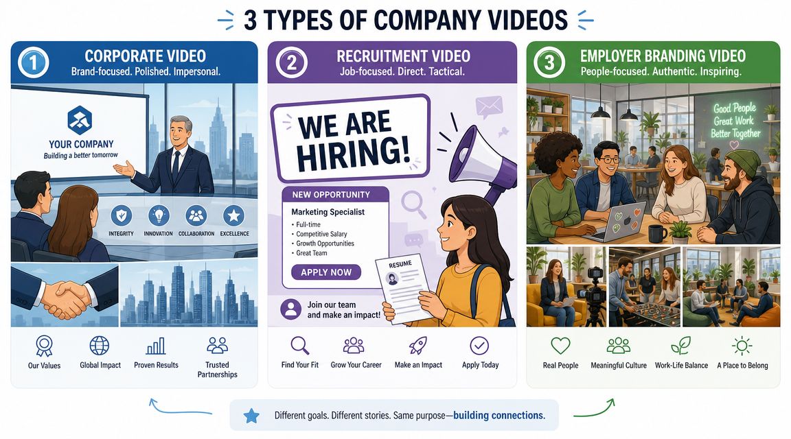 Wat is een employer branding video nu echt