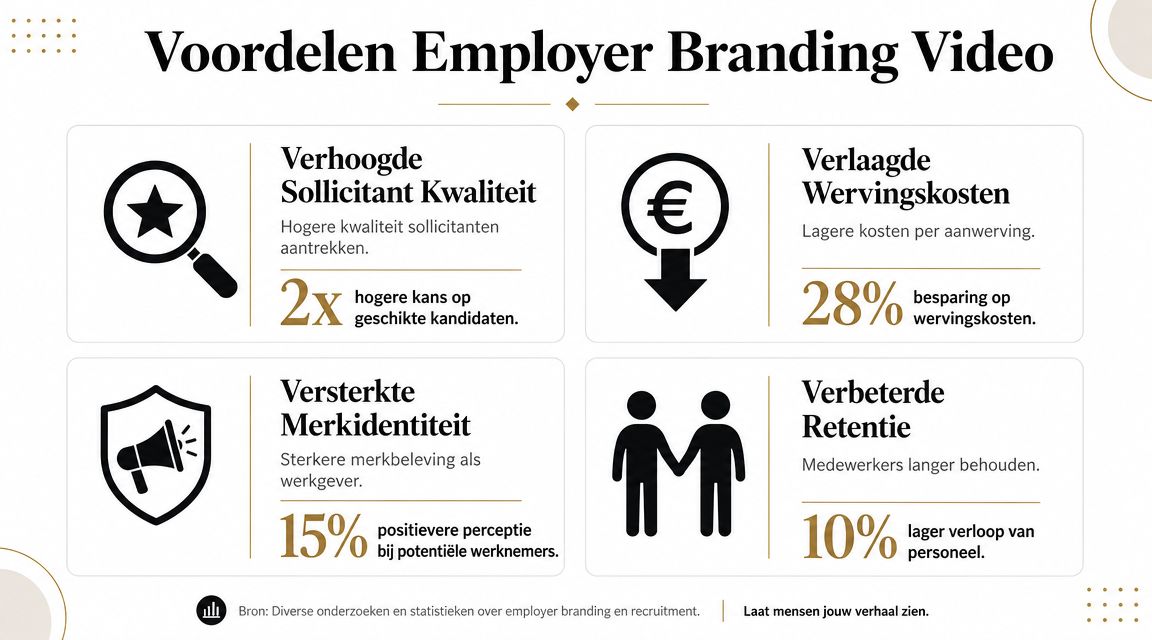 De voordelen voor jouw werving en merkidentiteit